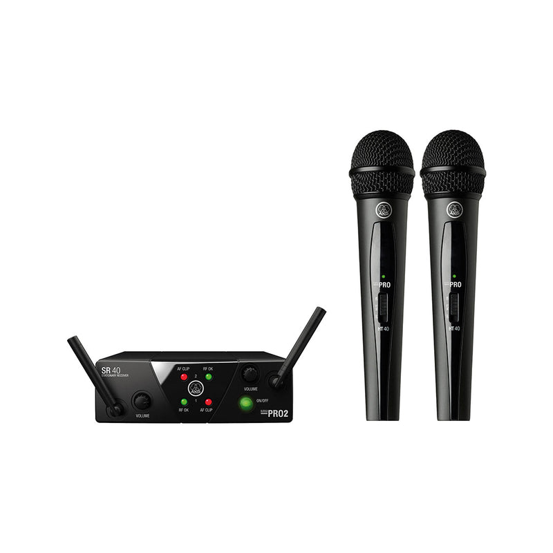 AKG WMS 40 Wireless Mini Dual Vocal - MICROPHONES - AKG - TOMS The Only Music Shop