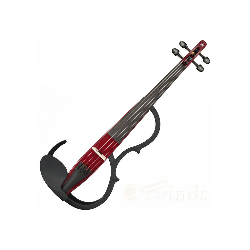 Yamaha Silent Series YSV104 Electric Violin Red Shop VIOLINS online  TOMS The Only Music Shop