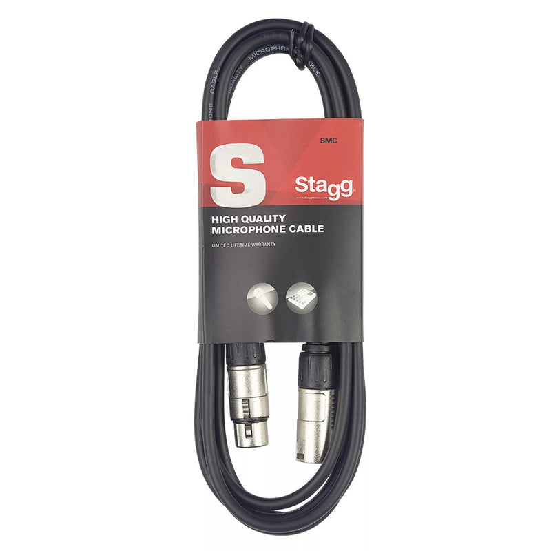 Stagg STAG-SMC10 10m XLR-XLR Microphone Cable - CABLES - STAGG TOMS The Only Music Shop