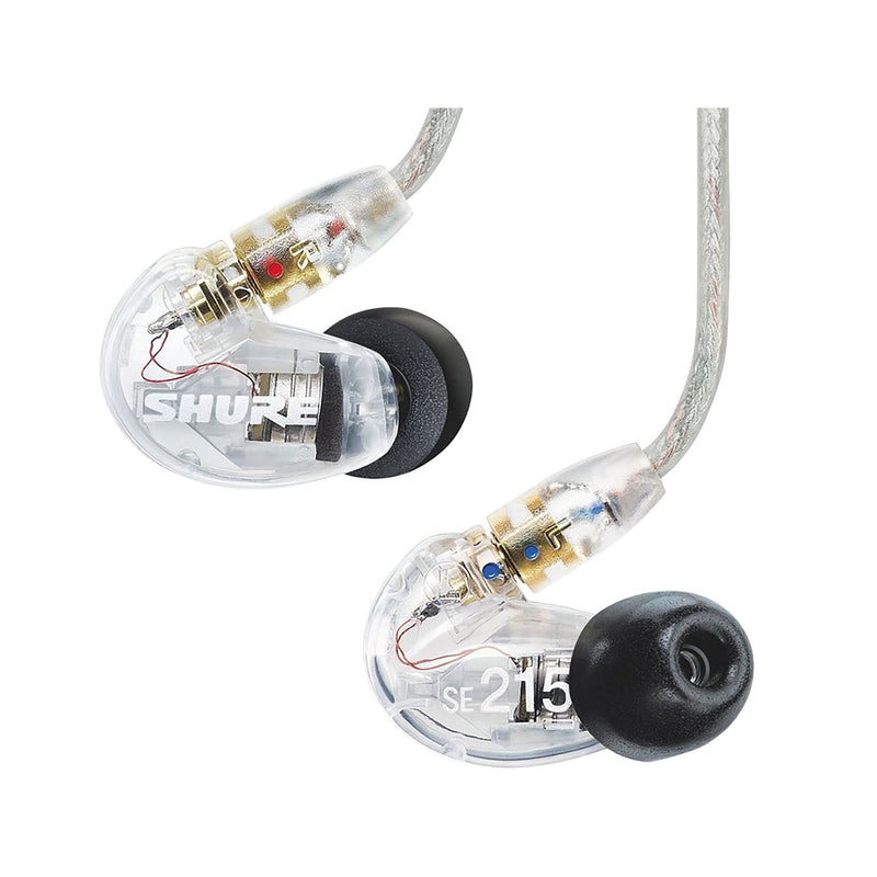Shure SE215 - Sound Isolating Earphones (Clear) - IN EAR MONITORS - SHURE - TOMS The Only Music Shop
