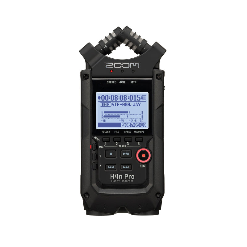 ZOOM H4N Pro Black Handy Recorder - HANDY RECORDERS - ZOOM - TOMS The Only Music Shop