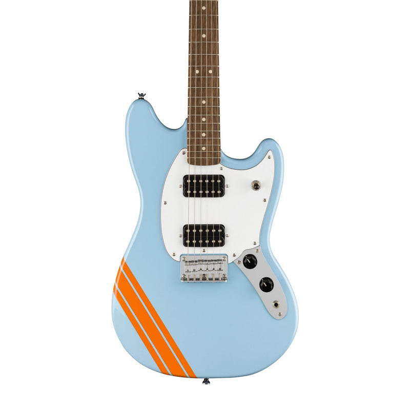 Fender Squier 037-1221-504 Fsr Bullet Competition Mustang HH Electric Guitar Daphine Blue - ELECTRIC GUITARS - FENDER SQUIER TOMS The Only Music Shop