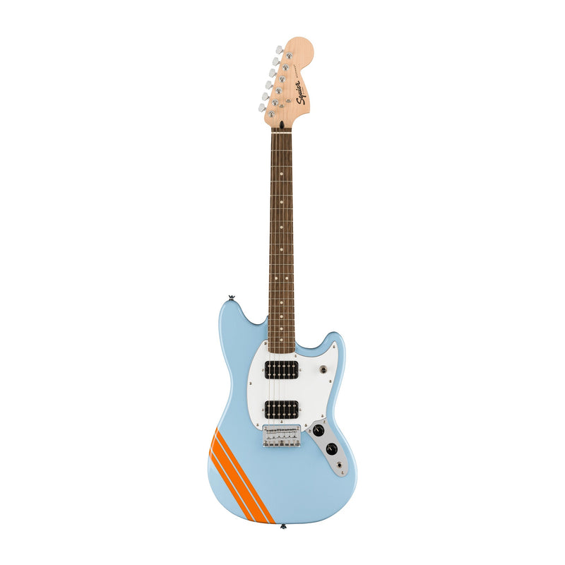 Fender Squier 037-1221-504 FSR Bullet Competition Mustang HH Electric Guitar Daphine Blue
