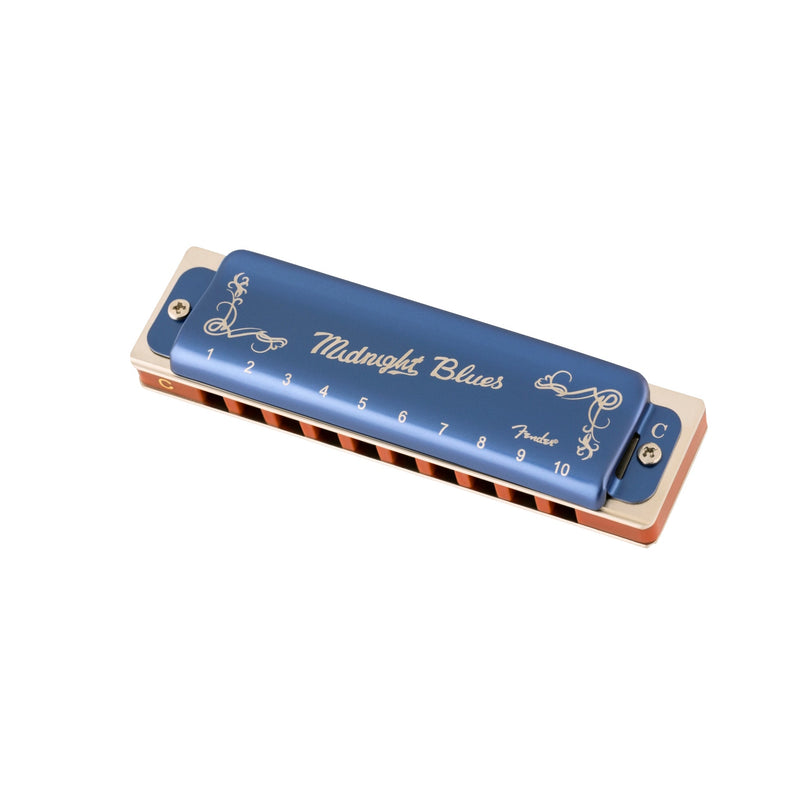 Fender 099-0702-101 Midnight Blues C Harmonica - HARMONICAS - FENDER TOMS The Only Music Shop