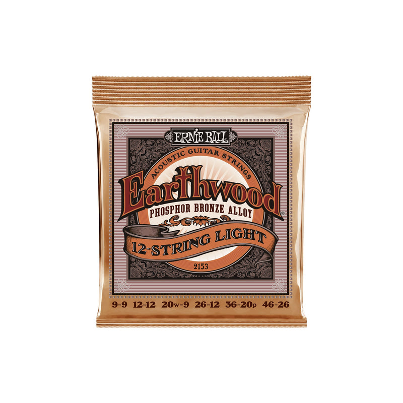 Ernie Ball 2153 Earthwood Phosphor Bronze Acoustic Guitar Strings - ACOUSTIC GUITAR STRINGS - ERNIE BALL TOMS The Only Music Shop
