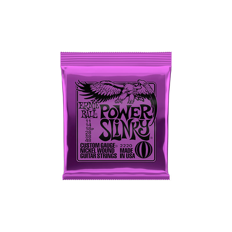 Ernie Ball 2220 Power Slinky Nickel Wound Electric Guitar Strings - .011-.048 - GUITAR STRINGS - ERNIE BALL - TOMS The Only Music Shop
