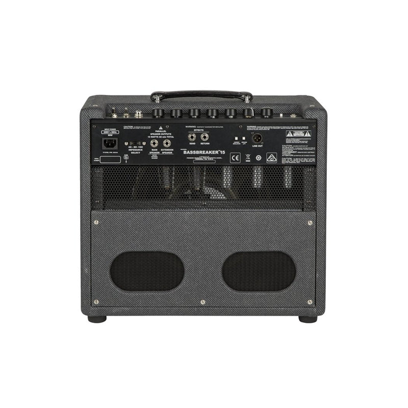 Fender Bassbreaker 15 Black SandP 230v - GUITAR AMPLIFIERS - FENDER - TOMS The Only Music Shop