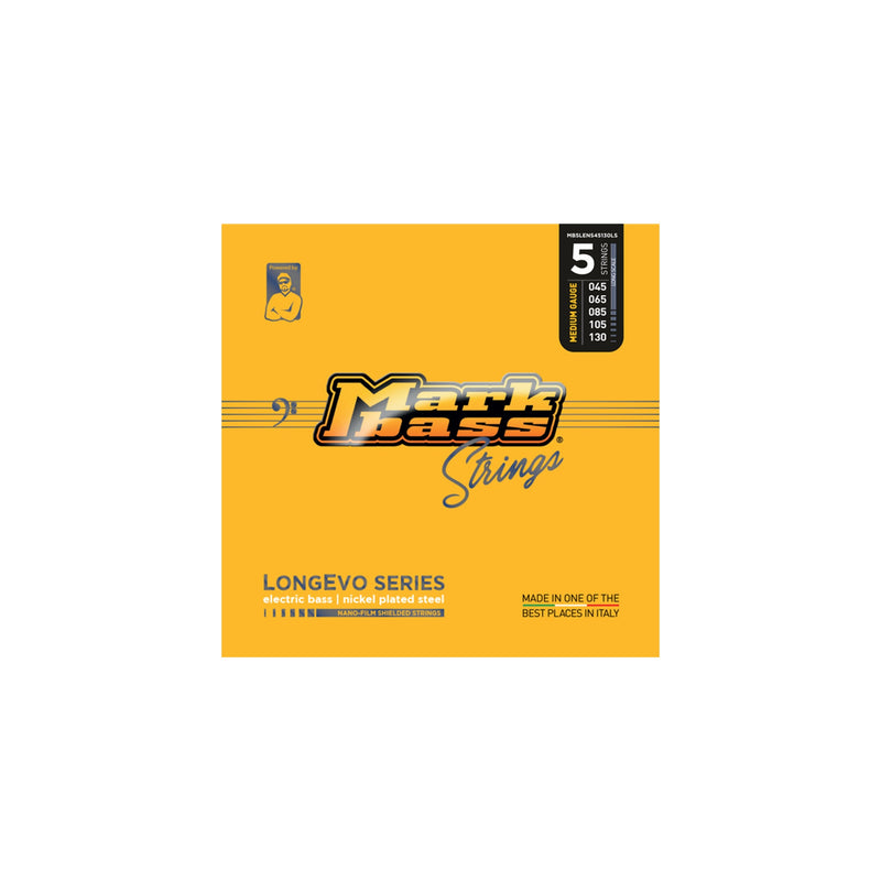 MarkBass A40-MB5LENS45130LS Longevo Nickel Plated Steel Nano-Film Shielded Electric Bass Strings Long Lived - BASS GUITAR STRINGS - MARKBASS TOMS The Only Music Shop