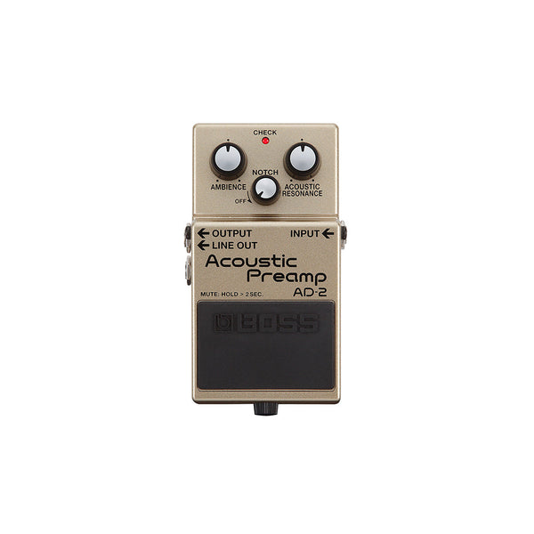 Boss AD-2 Acoustic Preamp Test - Bonedo