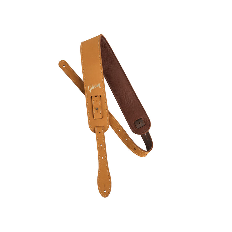 Gibson The Nubuck Leather Guitar Strap Tan - GUITAR STRAPS - GIBSON - TOMS The Only Music Shop