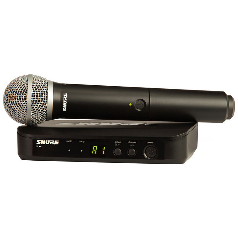 Shure BLX24E-PG58-H8E Wireless Vocal System With PG58 (518-542 MHz) - WIRELESS SYSTEMS - SHURE TOMS The Only Music Shop