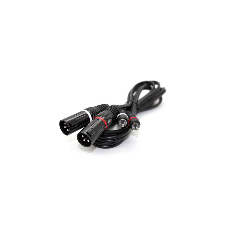 Cyberdyne CZK-1083 XLR Male X2-RCA Male Cable - CABLES - CYBERDYNE TOMS The Only Music Shop