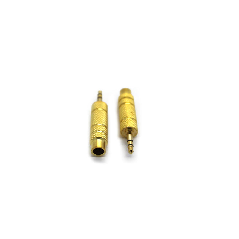 Cyberdyne CZK-534 Stereo Male To Female Adaptor Gold  - ADAPTERS AND CONNECTORS - CYBERDYNE TOMS The Only Music Shop