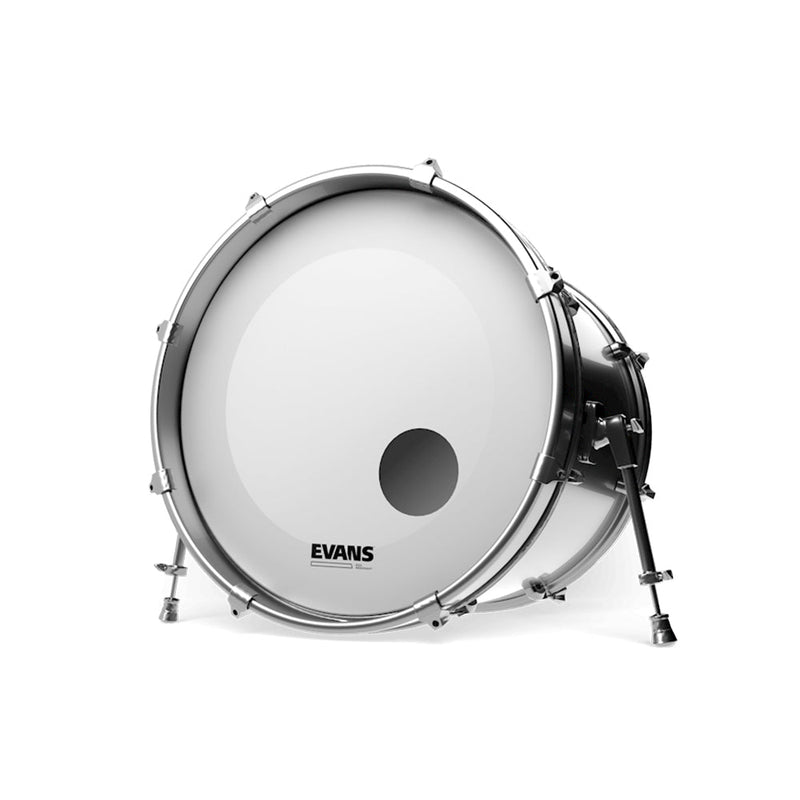 Evans EQ3 Coated White Bass Drum Resonator Drumhead - 20 inch - DRUM HEADS - EVANS - TOMS The Only Music Shop