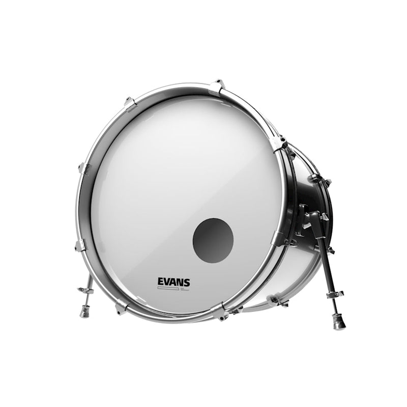 Evans EQ3 Resonant Bass Drumhead Smooth White - 20 inch - DRUM HEADS - EVANS - TOMS The Only Music Shop
