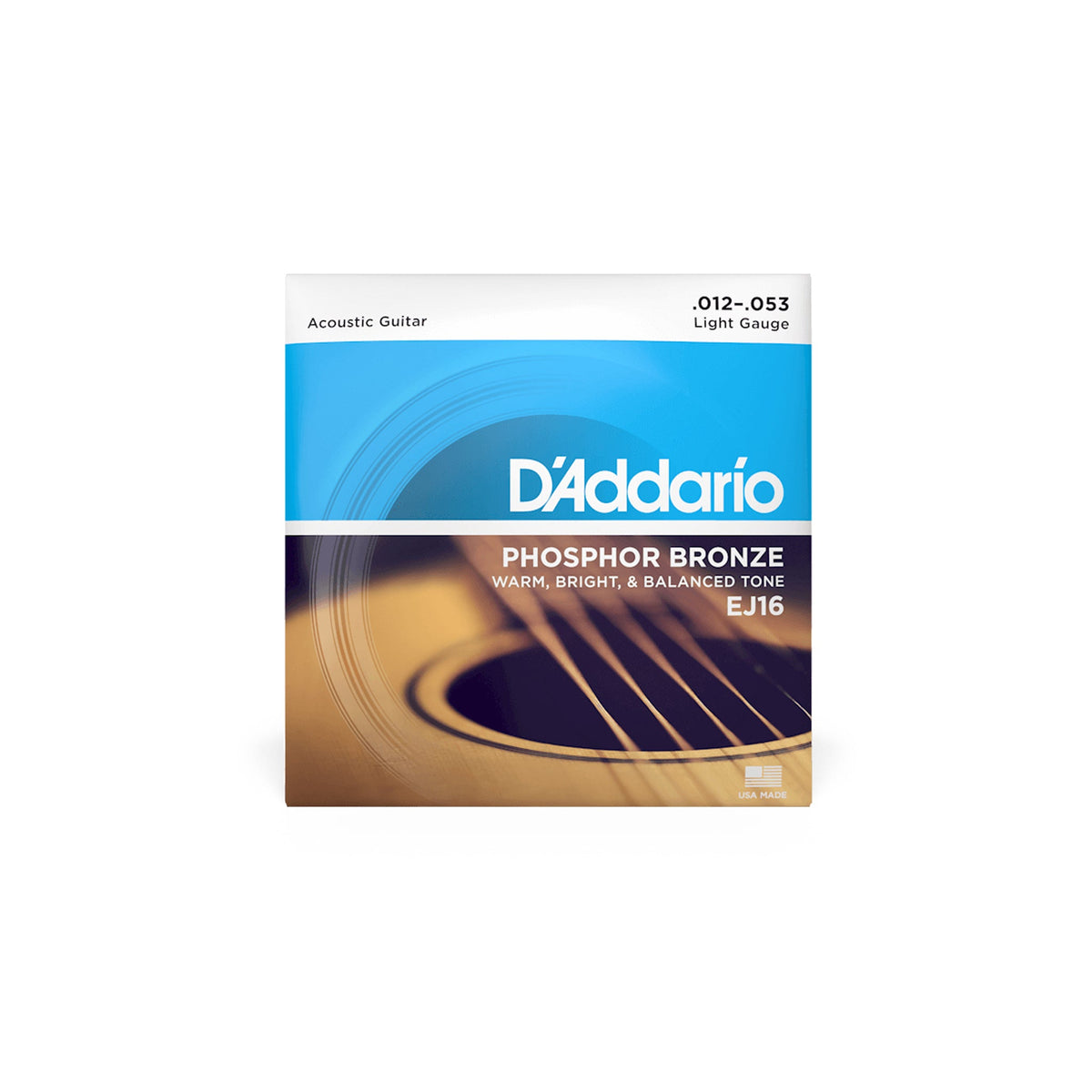 D Addario EJ16 Phosphor Bronze Light Acoustic Strings Shop GUITAR STRINGS online TOMS The Only Music Shop