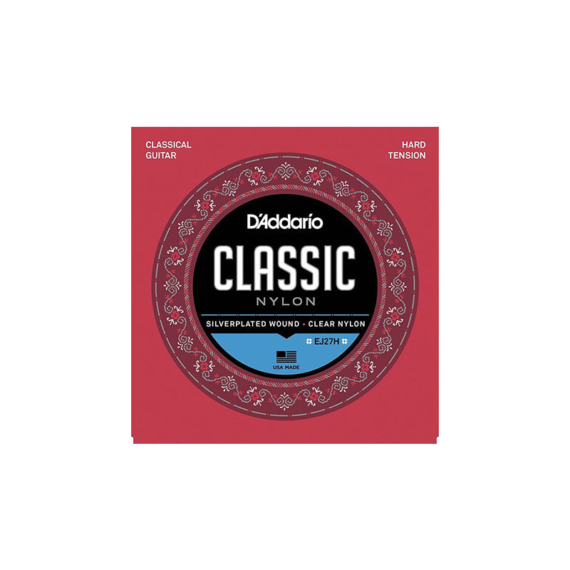 D'Addario Set EJ27H Student Clear/silver Hard - GUITAR STRINGS - D'ADDARIO - TOMS The Only Music Shop