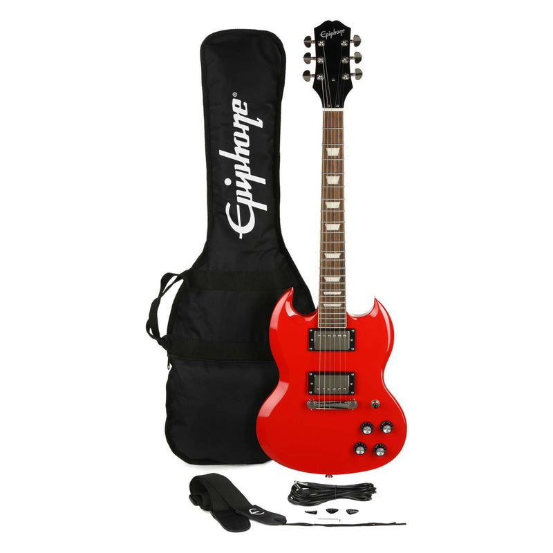 Epiphone ES1PPSGRANH1 Power Players Les Paul Electric Guitar Lava Red