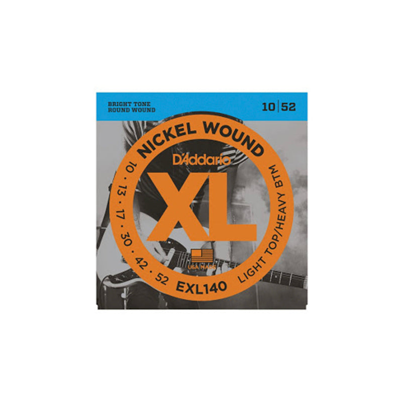 D'Addario EXL140 Nickel Wound Electric Strings - .010-.052 Light Top/Heavy Bottom - GUITAR STRINGS - D'ADDARIO - TOMS The Only Music Shop
