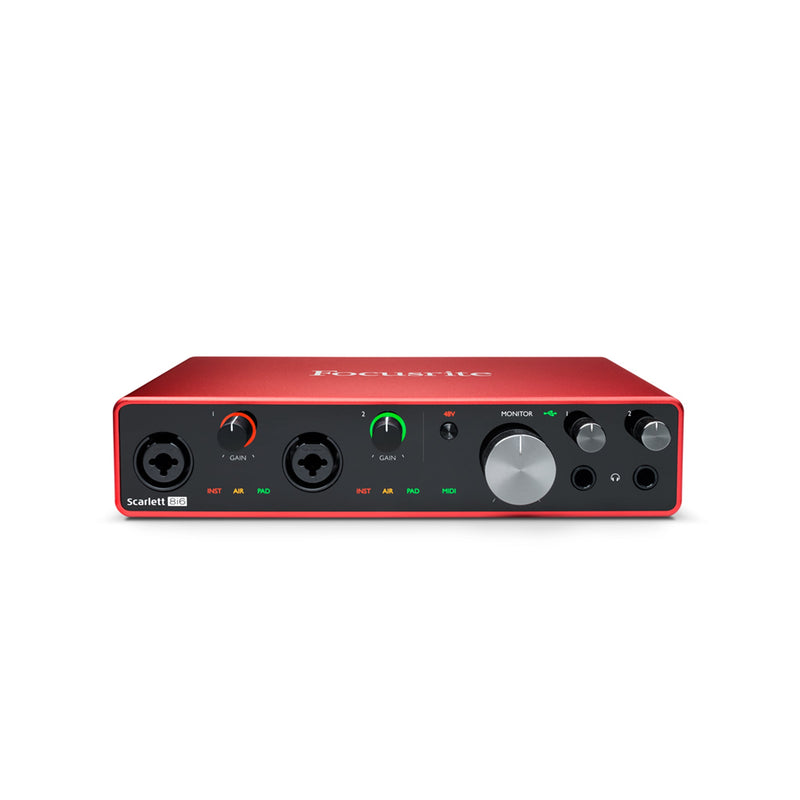 Focusrite Scarlett 8i6 3rd Gen USB Audio Interface - AUDIO INTERFACES - FOCUSRITE - TOMS The Only Music Shop