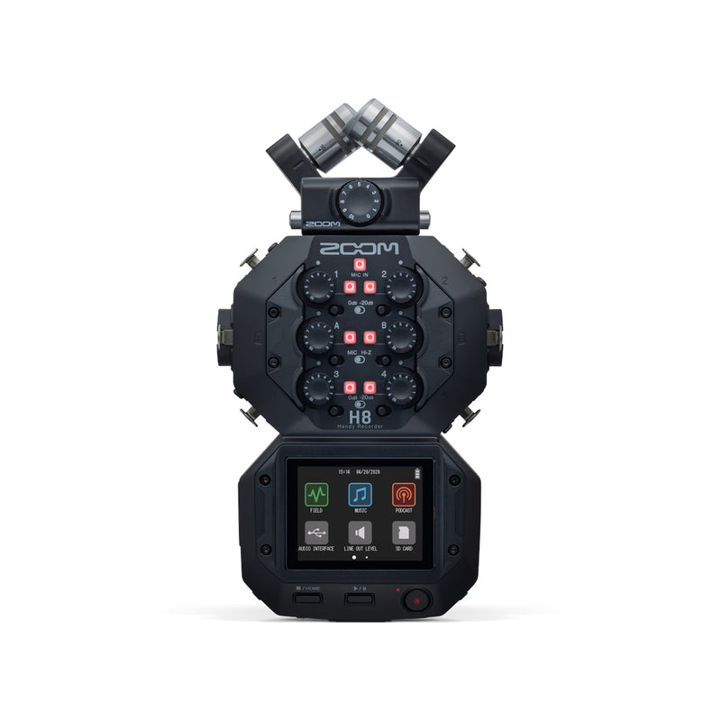 Zoom H8-Zoom Handy Recorder - HANDY RECORDERS - ZOOM TOMS The Only Music Shop