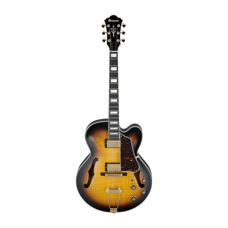 IBANEZ AF95FM-AYS Artcore Expressionist Hollow-Body Electric Guitar in Antique Yellow Sunburst (AYS) - HOLLOWBODY GUITARS - IBANEZ - TOMS The Only Music Shop