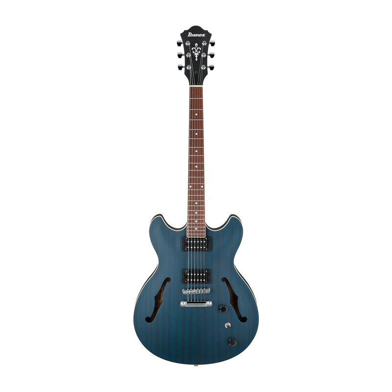 IBANEZ AS53-TBF Artcore Hollow-Body Electric Guitar in Transparent Blue Flat (TBF) - HOLLOWBODY GUITARS - IBANEZ - TOMS The Only Music Shop