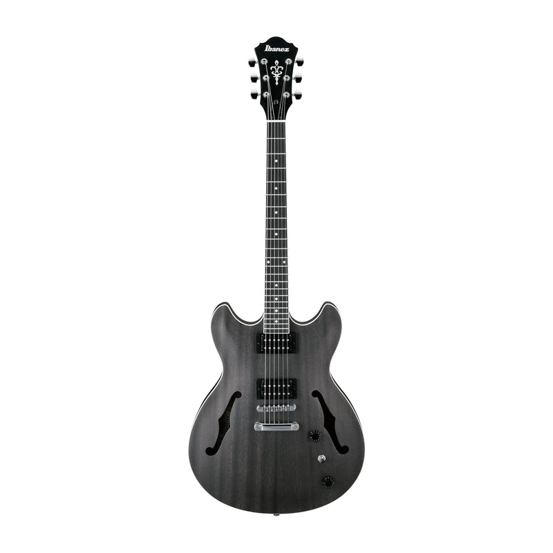 IBANEZ AS53-TKF Artcore Hollow-Body Electric Guitar in Transparent Black Flat (TKF) - HOLLOWBODY GUITARS - IBANEZ - TOMS The Only Music Shop