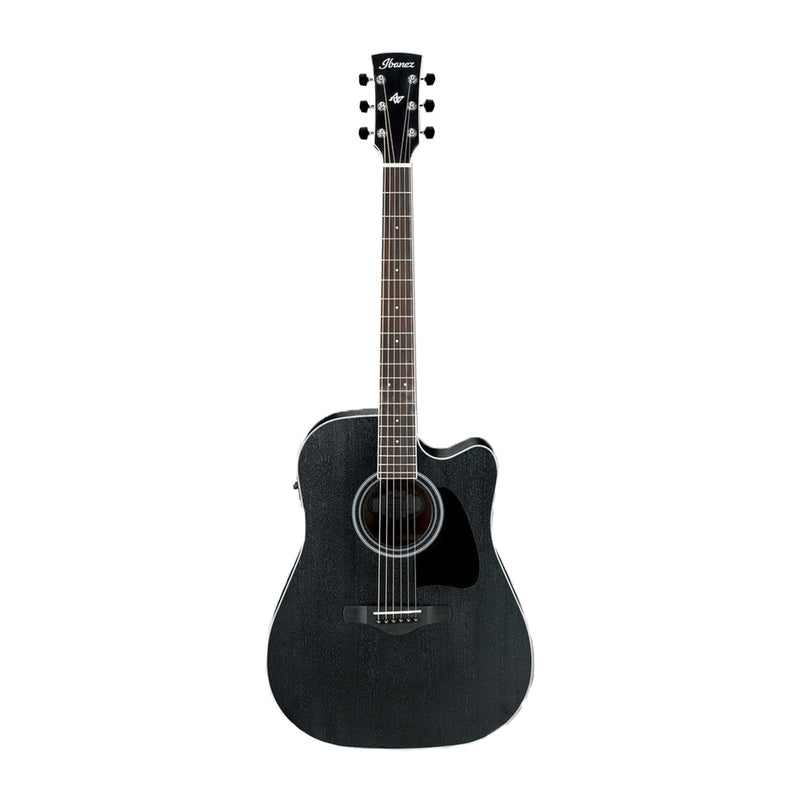 IBANEZ AW84CE-WK Acoustic Electric Guitar Weathered Black - ACOUSTIC ELECTRIC GUITARS - IBANEZ - TOMS The Only Music Shop