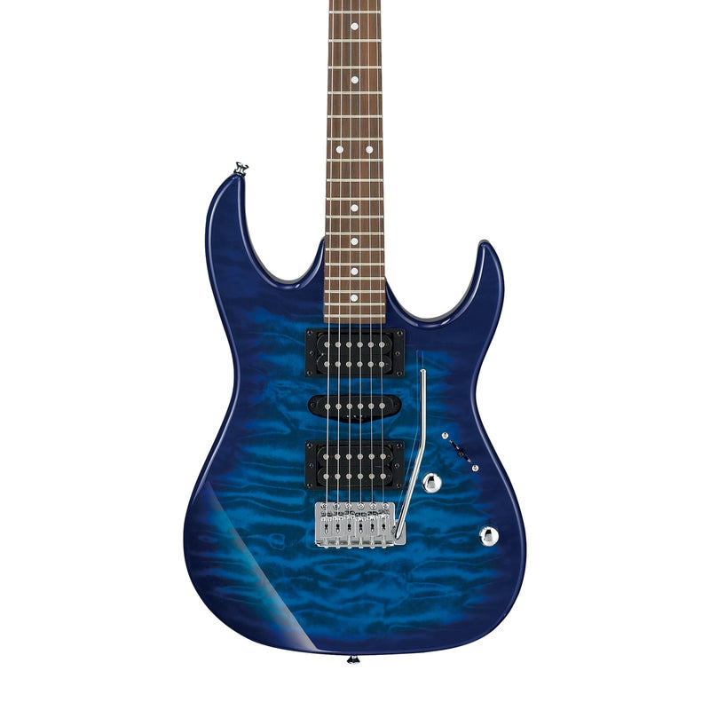 IBANEZ GRX70QA-TBB Gio Electric Guitar Transparent Blue Burst - ELECTRIC GUITARS - IBANEZ - TOMS The Only Music Shop