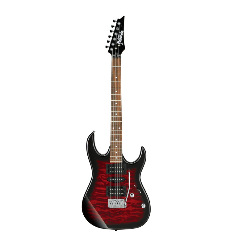 IBANEZ GRX70QA-TRB Gio Electric Guitar Transparent Red Burst - ELECTRIC GUITARS - IBANEZ - TOMS The Only Music Shop