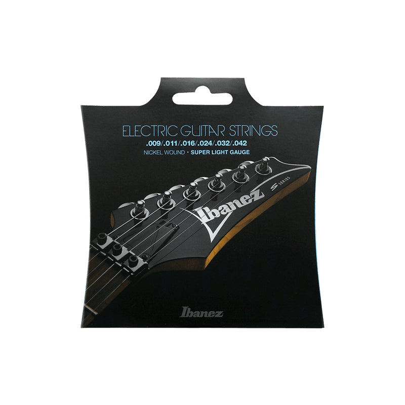 IBANEZ IEGS6 Nickel Wound Electric Guitar Strings - Super Light Gauge - GUITAR STRINGS - IBANEZ - TOMS The Only Music Shop
