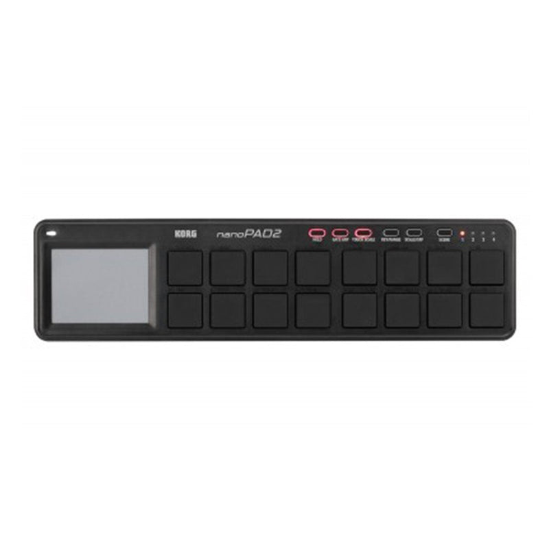 Korg nanoPAD2 Slim-Line Pad Controller - Black - CONTROLLERS - KORG - TOMS The Only Music Shop