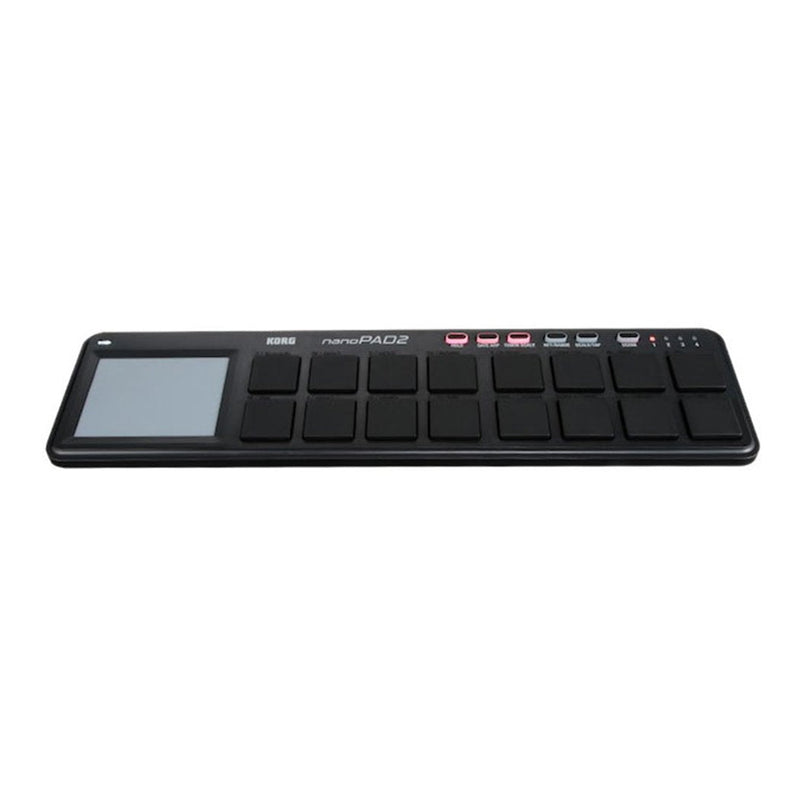 Korg nanoPAD2 Slim-Line Pad Controller - Black - CONTROLLERS - KORG - TOMS The Only Music Shop