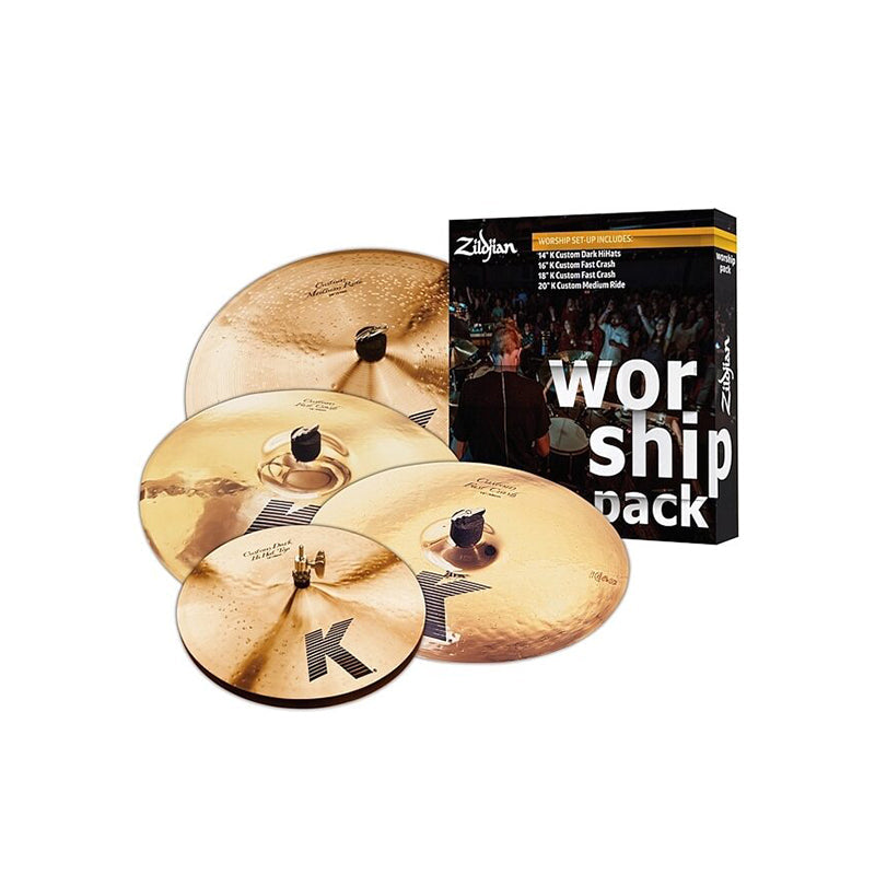 Zildjian K Custom Worship Cymbal Set - 14/16/18/20 inch - CYMBALS - ZILDJIAN - TOMS The Only Music Shop