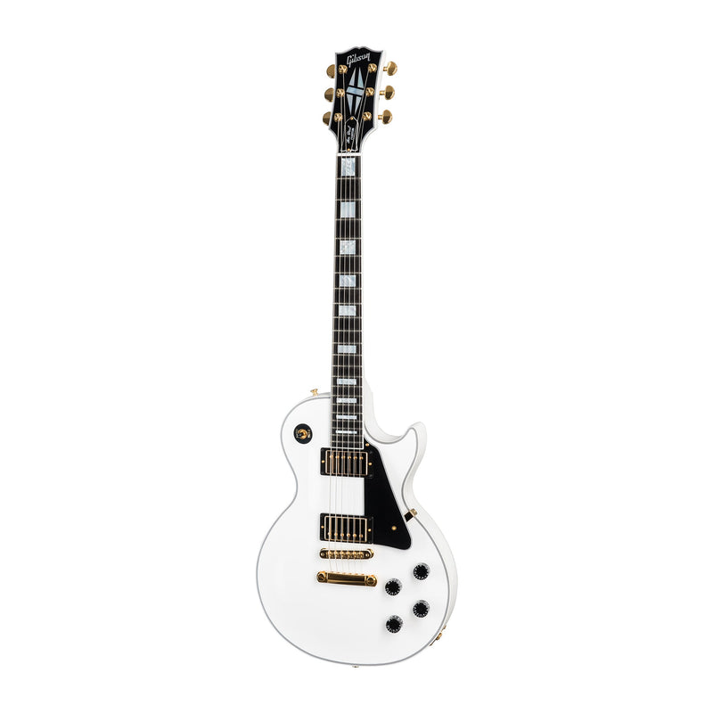 Gibson LPC-AWGH1E Les Paul Custom With Ebony Fingerboard Gloss Electric Guitar Alpine White