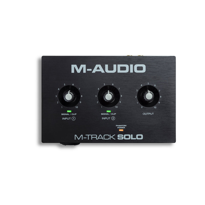 M-Audio M-Track Solo II Audio Interface - AUDIO INTERFACES - M-AUDIO - TOMS The Only Music Shop