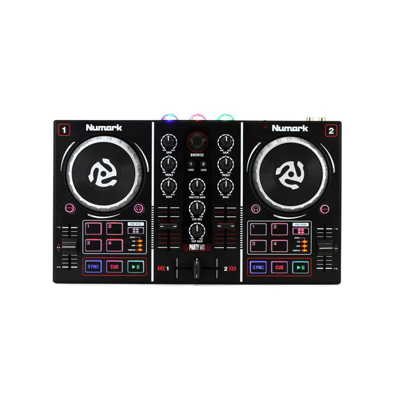 Numark Party Mix DJ Controller with Built In Light Show - DJ CONTROLLERS - NUMARK - TOMS The Only Music Shop