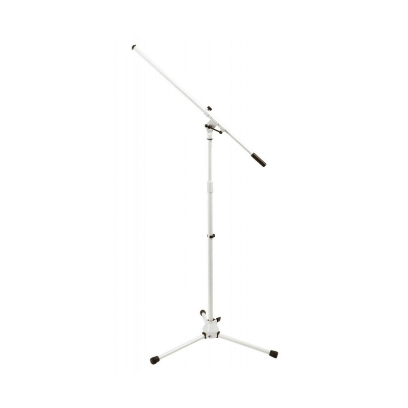 On-Stage White Euro Boom Mic Stand - MICROPHONE STANDS - ON-STAGE - TOMS The Only Music Shop