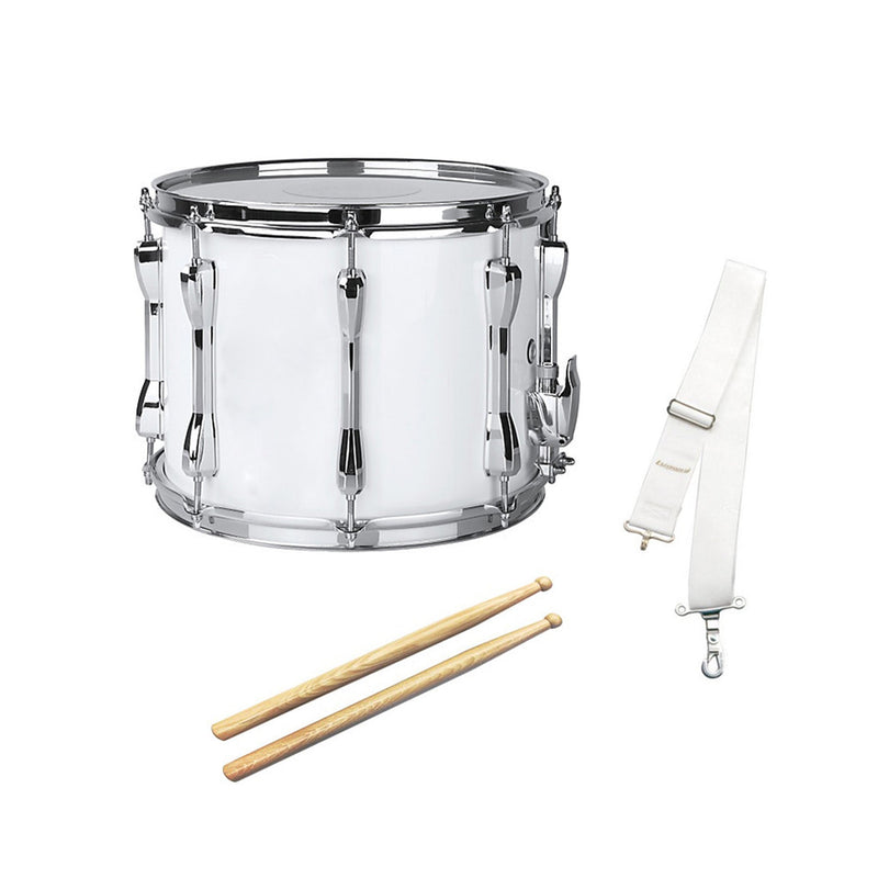 BK PERBK14MSD 14 x 10 Marching Snare Drum With Straps - SNARE DRUMS - BK PERCUSSION TOMS The Only Music Shop