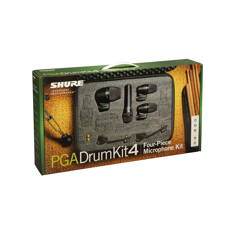 Shure PGADRUMKIT4 - PG Alta Drum Microphone Kit 4 - The Essential Package