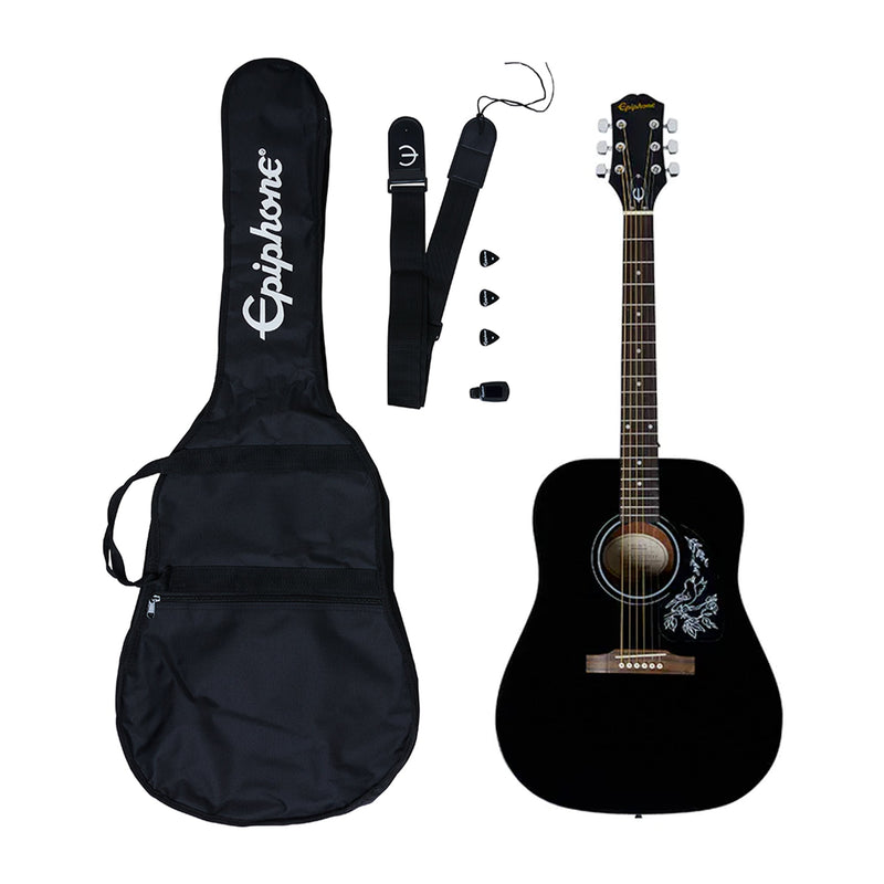 Epiphone PPAG-EASTAREBCH1 Starling Acoustic Guitar Player Pack Ebony