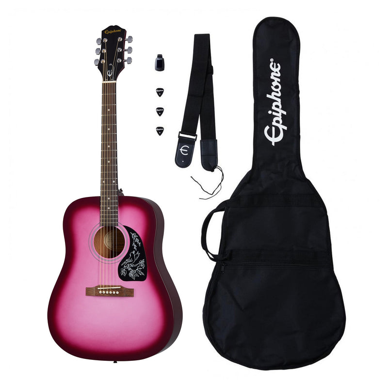 Epiphone PPAG-EASTARHPPCH1 Starling Acoustic Player Pack Electric Guitar - ELECTRIC GUITARS - EPIPHONE TOMS The Only Music Shop