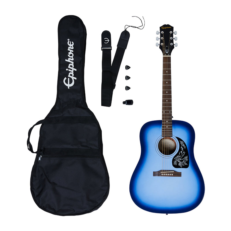 Epiphone PPAG-EASTARSLBCH1 Starling Acoustic Guitar Player Pack Starlight Blue - ACOUSTIC GUITARS - EPIPHONE TOMS The Only Music Shop