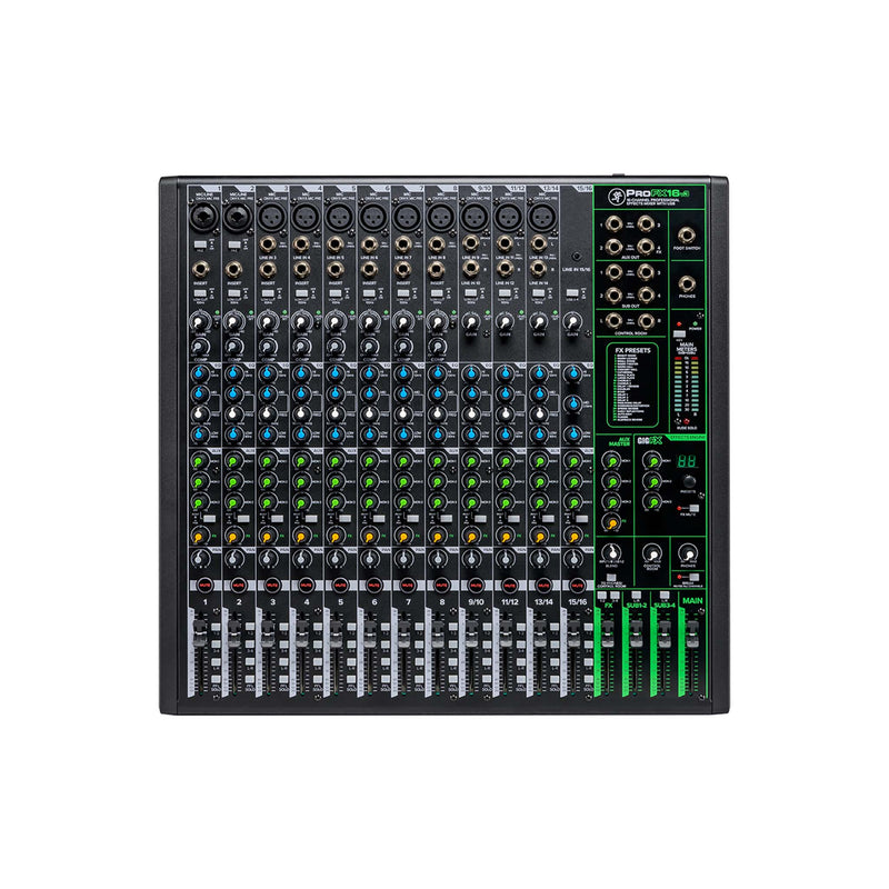Mackie PROFX16-V3 16 Channel Compact Mixer - MIXERS - MACKIE TOMS The Only Music Shop