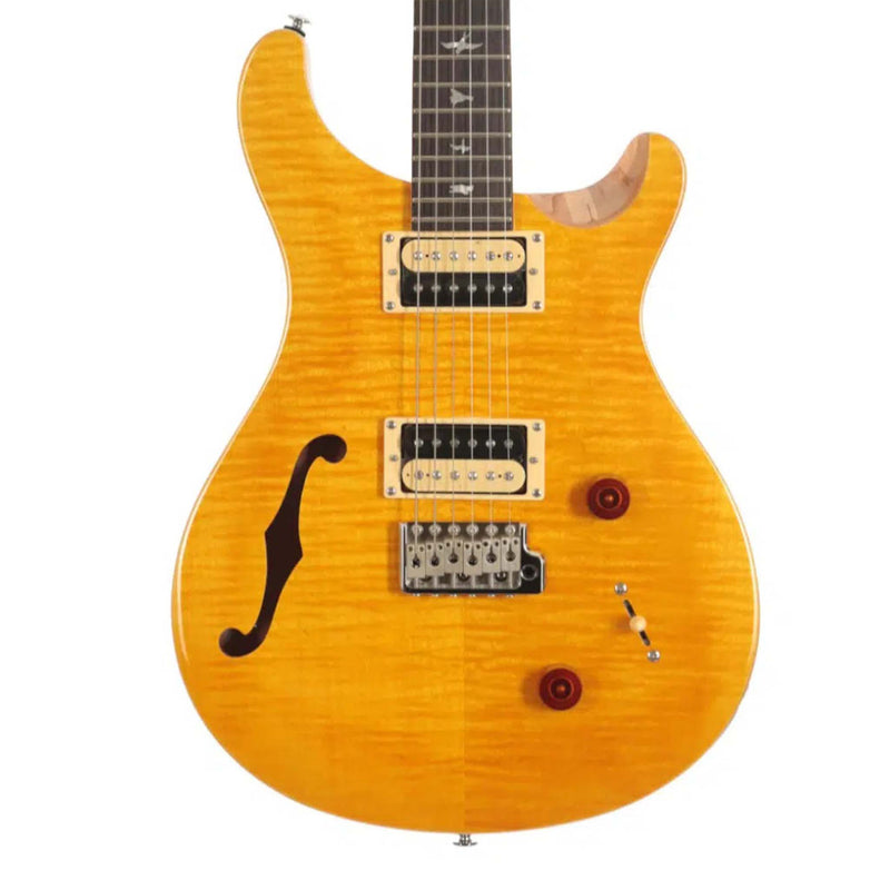 PRS SE PRS-CU2SHSY 22 Semi-Hollow Santana Yellow Electric Guitar - ELECTRIC GUITARS - PRS TOMS The Only Music Shop