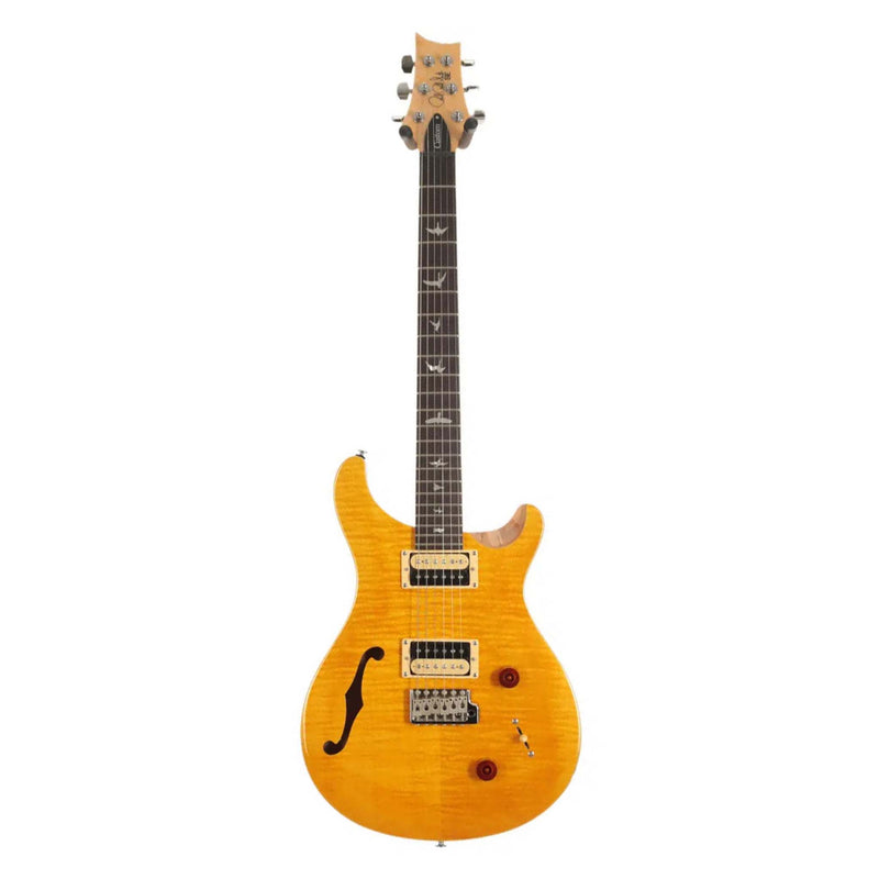 PRS SE PRS-CU2SHSY 22 Semi-Hollow Santana Yellow Electric Guitar