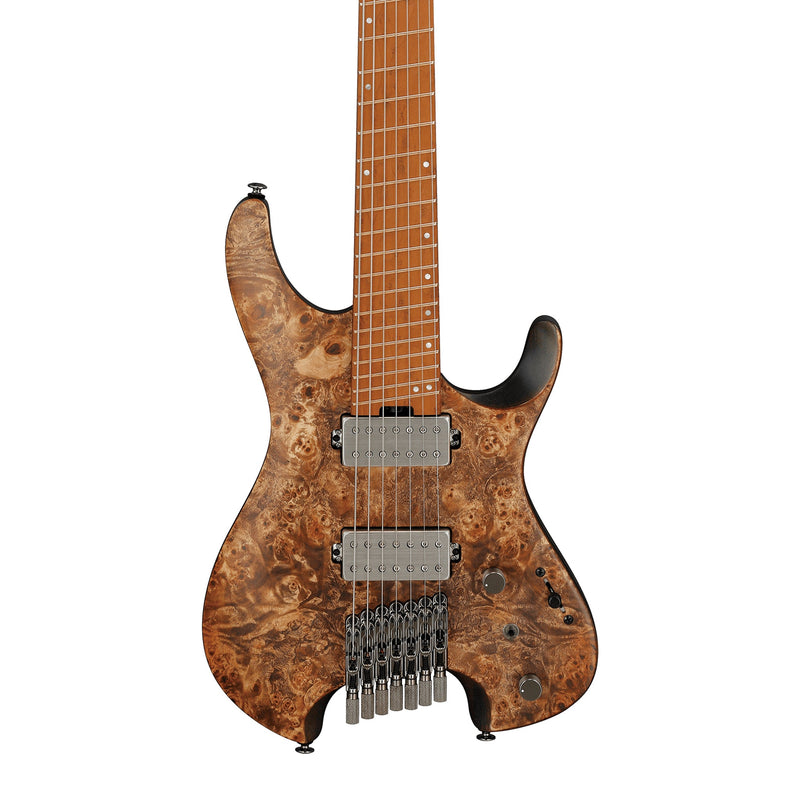 Ibanez QX527PB-ABS Q Series 7-String Headless Electric Guitar HH in Antique Brown Stained with Slanted Frets - ELECTRIC GUITARS - IBANEZ TOMS The Only Music Shop