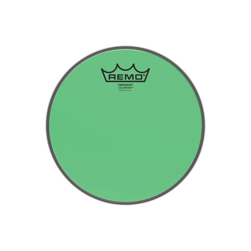 REMO Emperor Colortone 8" Green Drumhead - DRUM HEADS - REMO - TOMS The Only Music Shop