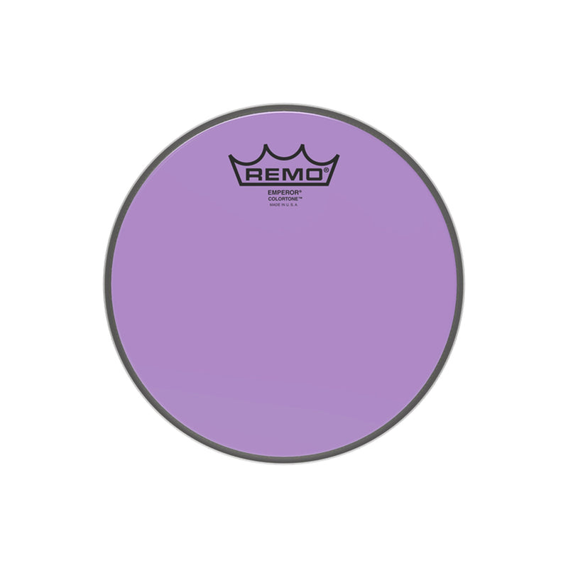 REMO Emperor Colortone 8" Purple Drumhead - DRUM HEADS - REMO - TOMS The Only Music Shop